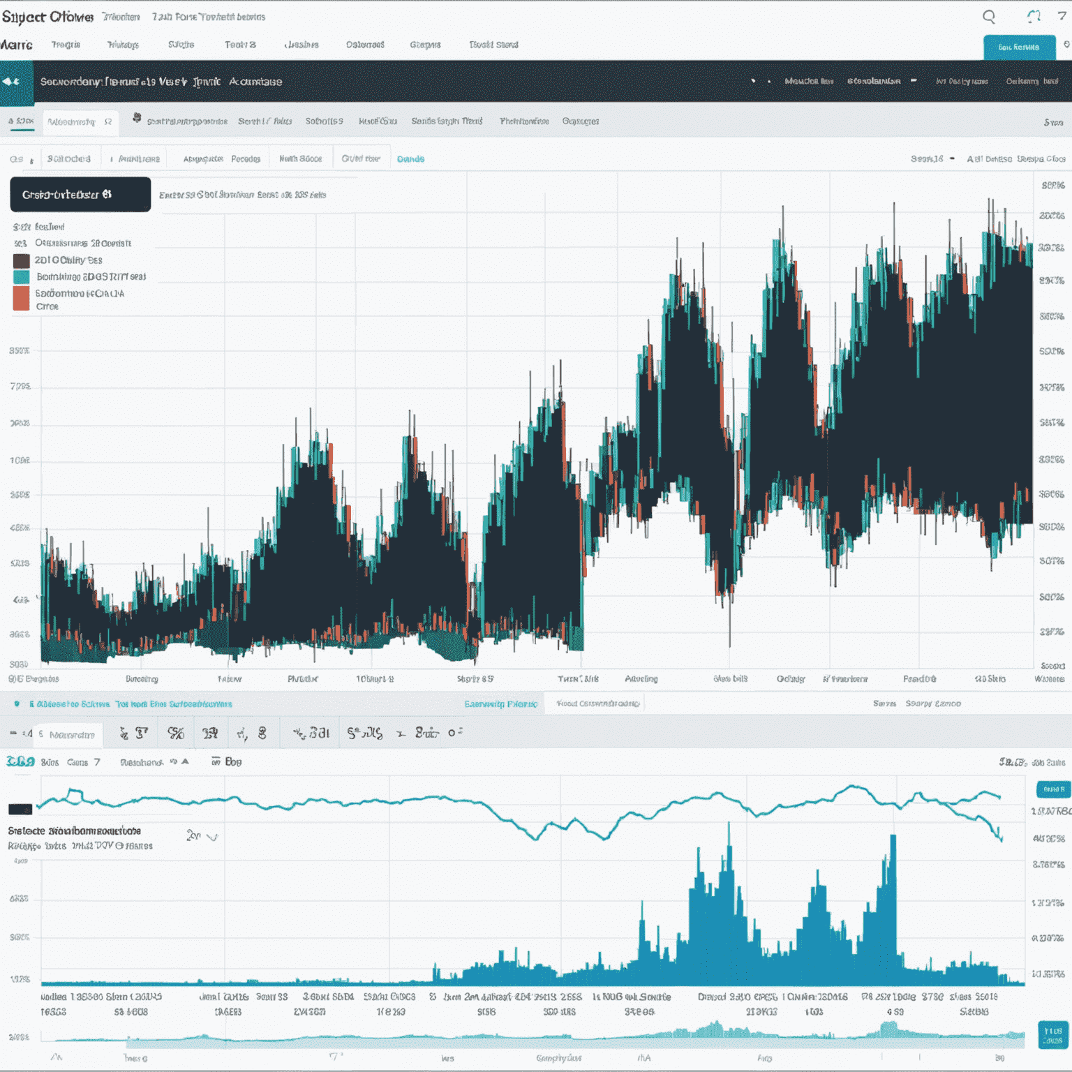 TradingView chart showing analyst recommendations and price targets for a particular stock over time